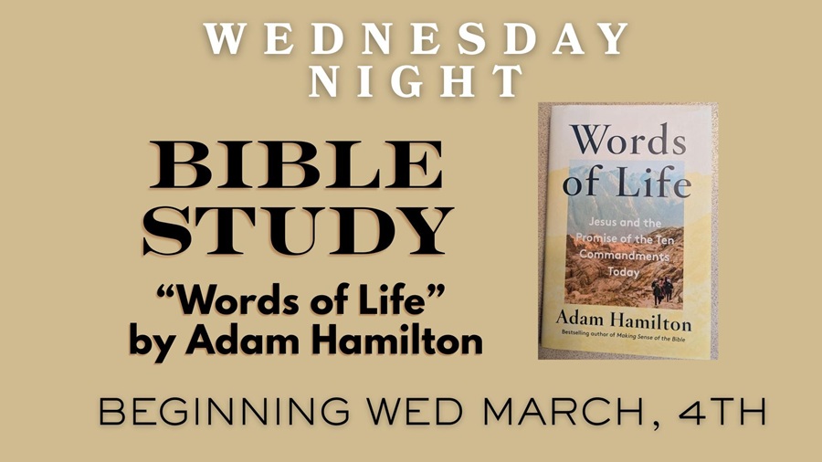 Wednesday Evening Bible Study